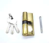 Cylindre de serrure à mortaise en fer LCKLUX personnalisé de 60 mm et 70 mm avec 3 clés pour porte en bois