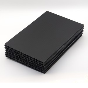 Nhà máy nóng bán đen ESD tái sử dụng bán buôn 2mm 10mm <span class=keywords><strong>4x8</strong></span> trinh nữ giá rẻ A5 <span class=keywords><strong>Polypropylene</strong></span> nhựa rỗng sóng tấm PP - Product Image 3