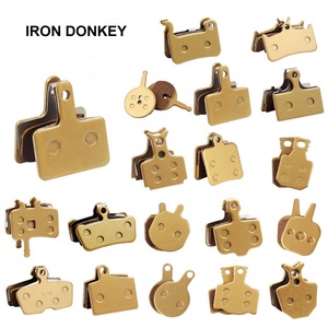 IRONDONKEY Wholesale Universal Mountain Bike & BMX <b>Disc</b> Brakes All-metal <b>Gold</b> Ketone-based Brake Pads - Product Image 1