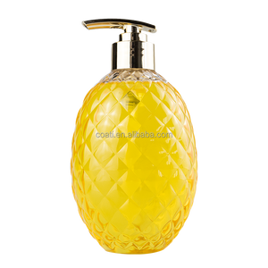 <span class=keywords><strong>Savon</strong></span> pour les mains en forme d'ananas <span class=keywords><strong>transparent</strong></span> de 300 ml, conception de marque privée OEM, ingrédients chimiques doux, hydratant pour les mains sèches - Product Image 2