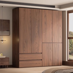 Latest Modern Storage Cabinet Wall Simple Design <strong>Wooden</strong> 3 Door Organizer Wardrobe Furniture Cloth <strong>Cupboard</strong> - Product Image 4