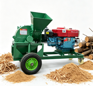 Broyeur de bois agricole, déchiqueteuse de bois <span class=keywords><strong>pour</strong></span> branches, bûches, <span class=keywords><strong>bambou</strong></span> et déchets de biomasse - Product Image 4