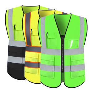 Chaleco <span class=keywords><strong>de</strong></span> Seguridad Naranja <span class=keywords><strong>de</strong></span> Alta Visibilidad Reflectante ANSI Clase 2 Personalizado, Tela <span class=keywords><strong>de</strong></span> Poliéster Ajustable, Unisex - Product Image 6