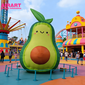 Peluche géante gonflable en forme d'avocat pour accessoires de scène, avocat <span class=keywords><strong>frais</strong></span> pour promotions, statue d'avocat - Product Image 4