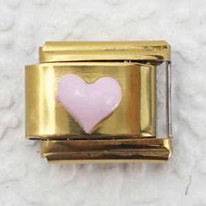 Pulsera de Acero Inoxidable Chapada en Oro con Forma de Corazón, Estilo Italiano, Nueva Moda, Personalizable, Serie Amor - Product Image 4