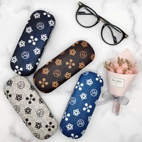 Étui à lunettes en fer avec fermeture à pression, boîte de rangement portable pour lunettes de soleil en métal, étui à lunettes tendance avec logo personnalisé