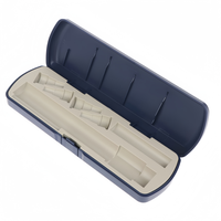 Estuche de Viaje para Bolígrafos de Plástico, Estuche Delgado y Hueco de Plástico Impermeable, Caja de Almacenamiento para Frascos, Venta al por Mayor de Envases para Cuidado de la Piel