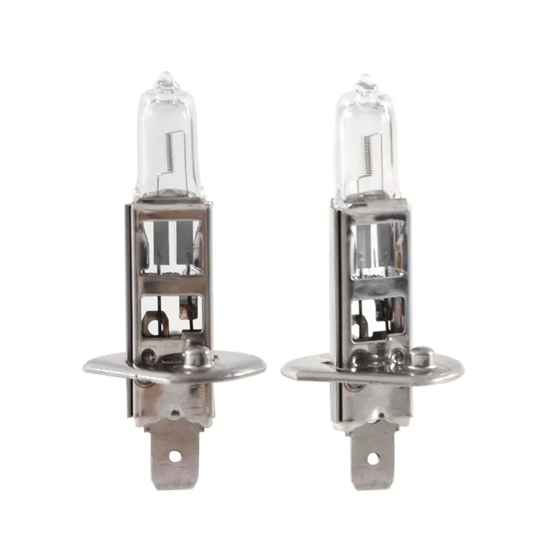 Clear Headlight Bulb White Color 12V 55W 100W P14.5S H1 Auto Light 12V Car Bulb H1 Car Halogen Bulb