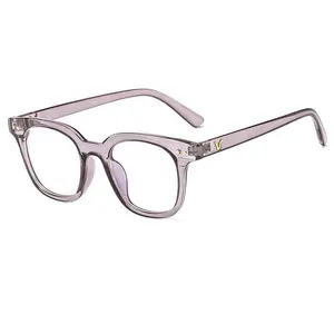 2023 New Classic Style PC frame Computer Glasses Stock Anti Blue Light Optical Glasses For Men And Women Wholesale