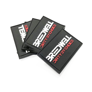 Patch en caoutchouc personnalisé avec logo en transfert thermique, étiquette en silicone 3D pour vêtements de yoga, maillots de bain et vêtements de sport - Product Image 3
