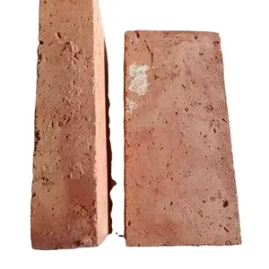 Antique style red old brick ancient building brick