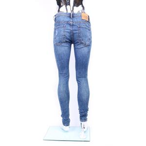 Nuovo Modello Danneggiato Skinny Stretch <span class=keywords><strong>Jeans</strong></span> del Denim degli uomini Pantaloni Lunghi - Product Image 3