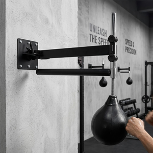 Barre <span class=keywords><strong>de</strong></span> rotation murale pour entraînement MMA, équipement d'agilité avec balle <span class=keywords><strong>de</strong></span> vitesse réflexe, station d'entraînement <span class=keywords><strong>de</strong></span> boxe, matériel <span class=keywords><strong>de</strong></span> gym, vente en gros usine - Product Image 2