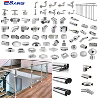 ESANG – barre de barre d'escalier de balcon extérieur, conception personnalisée, poteau de Balustrade, tuyau en acier inoxydable 304 316