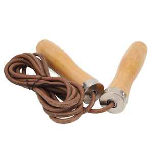 Cuerdas de Saltar con Base de Madera, Precio Ajustable, Mango de Madera, Logotipo Personalizado, Nuevo Diseño, para Gimnasio, Entrenamiento en Casa, Uso Regular, Unisex - Product Image 2