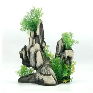 Decoration Ornaments Large Decorations Rocks Ornament Suppliers Aquarium Resin Rockery