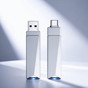 Unidad Flash USB 3.0 Tipo-C de Doble Interfaz Metálica de Alta Velocidad 2026, <span class=keywords><strong>32GB</strong></span>/64GB/128GB OTG para Teléfono, iPhone, <span class=keywords><strong>MacBook</strong></span>, Laptop, Tablet - Product Image 2