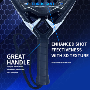 Nuova <span class=keywords><strong>Racchetta</strong></span> da <span class=keywords><strong>Padel</strong></span> per Amatori e Junior, Best-seller, Stile Gabbia, in Fibra di Carbonio 12K, Struttura Dinamica Comportabile, per Allenamento - Product Image 5