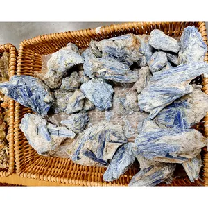 便宜的水晶bule石英块生蓝晶石矿物标本粗糙蓝晶石用于愈合