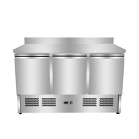 Table de réfrigérateur et de congélateur commerciale en acier inoxydable série GN3200