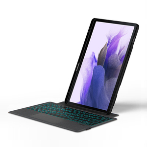 เคสหนังแบบบางเฉียบสำหรับ <span class=keywords><strong>Samsung</strong></span> Galaxy Tab S9 Plus พร้อมฝาครอบคีย์บอร์ดไร้สายสำหรับ Galaxy Tab <span class=keywords><strong>S7FE</strong></span> TB029 - Product Image 3