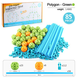 Kit de construction de <span class=keywords><strong>fort</strong></span> pour enfants 4-8 constructeur cadeau bricolage construire châteaux Tunnels jouer tente fusée avion <span class=keywords><strong>tour</strong></span> intérieur et extérieur L1 US - Product Image 3