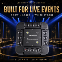 Lumière de fête à faisceau laser RGBW 120W avec laser rouge et vert pour les événements discothèque
