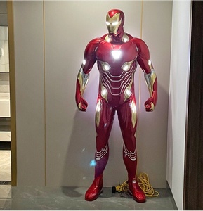 Scultura Modello Luminoso a Grandezza Naturale di <span class=keywords><strong>Iron</strong></span> <span class=keywords><strong>Man</strong></span> Mk50 della <span class=keywords><strong>Marvel</strong></span> in Fibra di Vetro, Decorazione di Grandi Dimensioni di Grande Successo - Product Image 4