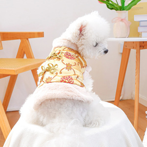 PETCIRCLE Pet Circle - Ropa para Mascotas, Trajes para Perros y Gatos, Trajes de Año Nuevo Golden Jade - Product Image 1