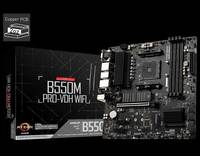 B550M PRO VDH WIFI 主板 AMD Ryzen 5 5600X CPU 组合插槽 AM4 PCIe 4.0 台式机主板