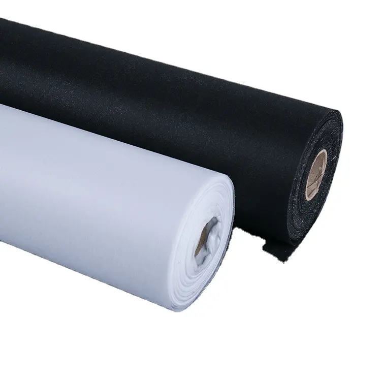 100% Polyester double dot non woven fusible interlining