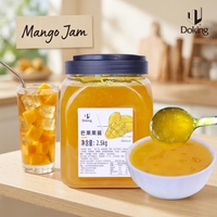 Doking Brand Mango Jam with Real Fruit Pulp Mango Fruit Puree for Bubble Tea Smoothie and Dessert Toppings Milk Tea Ingredients