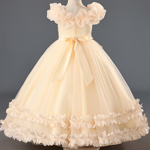 Venta caliente <span class=keywords><strong>de</strong></span> gama alta princesa Puffball vestido <span class=keywords><strong>para</strong></span> niñas Formal <span class=keywords><strong>para</strong></span> boda Piano rendimiento flor niña vestido <span class=keywords><strong>de</strong></span> <span class=keywords><strong>fiesta</strong></span> - Product Image 6
