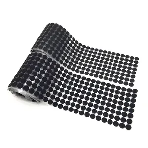 China Manufacturer Sticky Back Adhesive Self-adhesive Die Cut Square/ Tape/ Dots/coins And High Quality Square Hook And Loop