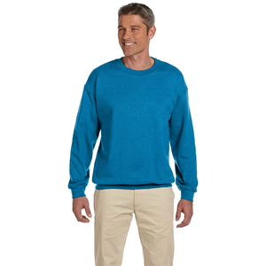 Sweat-shirt col rond personnalisé imprimé en coton 100% de qualité supérieure, 300G, en molleton bouclette vintage OEM, uni, prêt à imprimer - Product Image 1