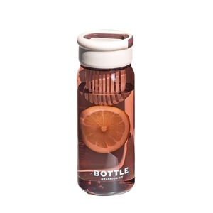 Aite Big Mouth <b>Cup</b> <b>Plastic</b> Water Bottle 650ml With Tea Infuser For Girls Casual Gift Use - Product Image 5