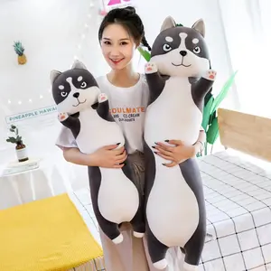 2024 phong cách mới plushies bán buôn dễ thương Siberian Husky Dog đồ chơi sang trọng