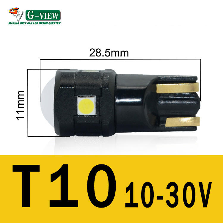 T10 6SMD 3030 Canbus 10-30V
