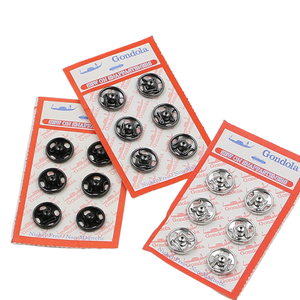 Chất Lượng Tốt Kim Loại Undered S <span class=keywords><strong>Snap</strong></span> <span class=keywords><strong>Mini</strong></span> Nhỏ Trẻ Em Bé Nhấn Nút Màu Đen - Product Image 1