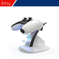 Station de charge d'interface dédiée modèle P5 pour contrôleur, support de chargeur lumineux LED, accessoires