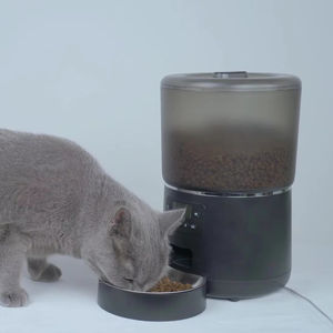 Aplikasi jarak jauh dijadwalkan makan baja tahan karat nampan otomatis Smart Pet Feeder mangkuk makanan hewan peliharaan kucing anjing Dispenser air - Product Image 1