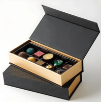 Logo personnalisé Dessert Macaron Cookie Boîte d'emballage en carton Forme pliée et fente cadeau pour chocolat et pâtisseries
