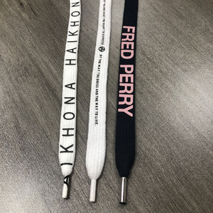 Sweat à capuche rond en corde de coton plat 20mm avec logo imprimé personnalisé Cordon de serrage Cordes de serrage Pantalon Short Sweat à capuche Cordon de serrage pour pantalon - Product Image 2