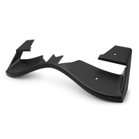 Kit de carénage avec becquet avant fixe DF MOTO pour moto Kawasaki ZX-6R, en ABS poli durable moulé par injection