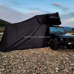 Tente de toit rigide ABS pour 4 personnes avec annexe, pour camping en extérieur, 4x4, pick-up, prix de gros - Product Image 6