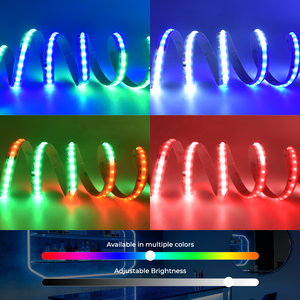 แถบไฟ <span class=keywords><strong>LED</strong></span> 420พิกเซลสีวอร์มไวท์3000K 24V IP20 CRI90รีโมตห้องนั่งเล่นแบบยืดหยุ่น - Product Image 5