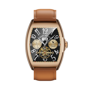 AW73 Classic Design Women Smart <b>Watch</b> Leather Strap Alloy Case 1.77inch TFT Touch Screen for Call IP67 <b>Waterproof</b> Sport - Product Image 5