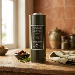 Huile d'olive extra vierge italienne Galantino, intensément fruitée, 6 x 250 ml par boîte - Huile de cuisson prête à l'emploi, durée de conservation de plus de 2 ans - Product Image 3