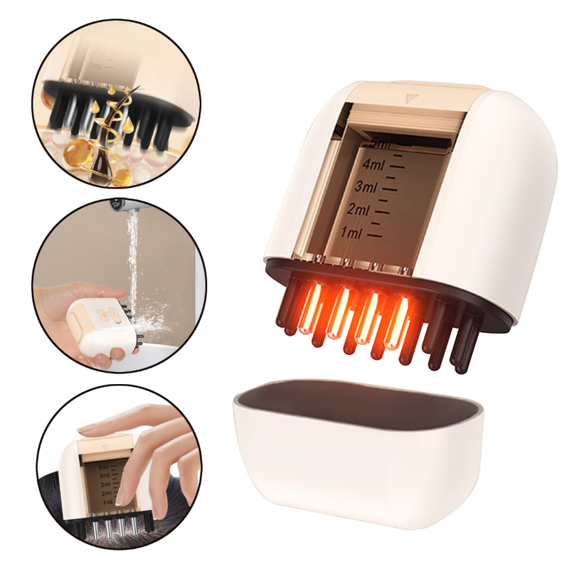 Electric Hair Oil Dispenser Scalp Massager