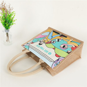 Wholesale Promotional Rural <strong>Jute</strong> <strong>Tote</strong> <strong>Bag</strong> Designer <strong>Tote</strong> Hand <strong>Bag</strong> Cheap Price Big Shoulder <strong>Tote</strong> <strong>Bag</strong> with <strong>Custom</strong> <strong>Printed</strong> logo - Product Image 6